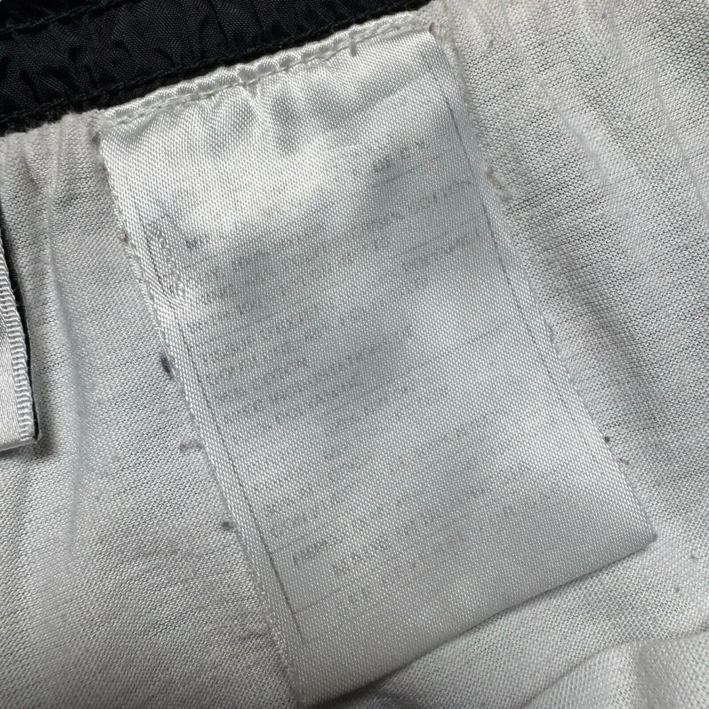 Vintage Nike Sweatpant Womens M White Tag Lined Windbreaker Ankle Zip Pocket 90s